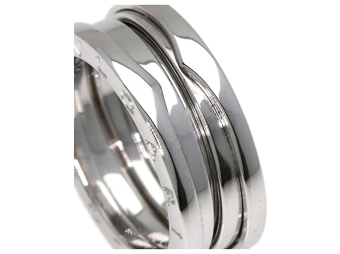 Bulgari Anello Bvlgari B-zero1 a 2 bande in oro bianco 18K - vista 7