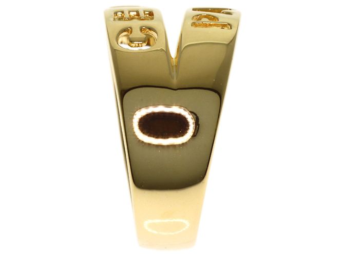Céline Celine Logo Ring - 18K Gelbgold - Ansicht 3
