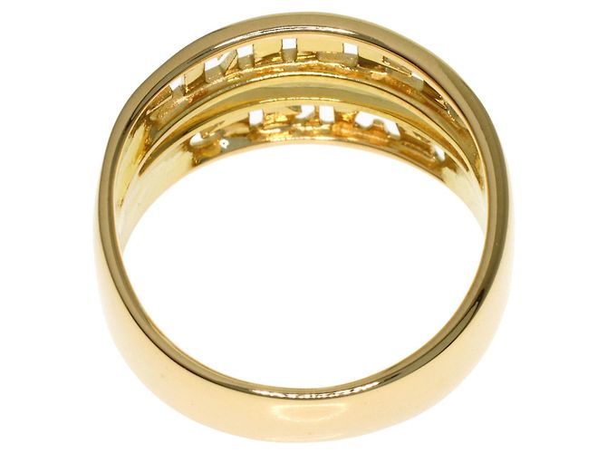 Céline Celine Logo Ring - 18K Gelbgold - Ansicht 4