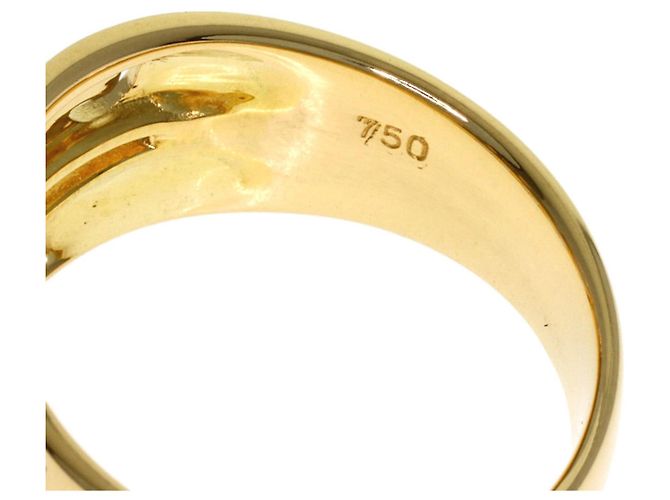 Céline Celine Logo Ring - 18K Gelbgold - Ansicht 5