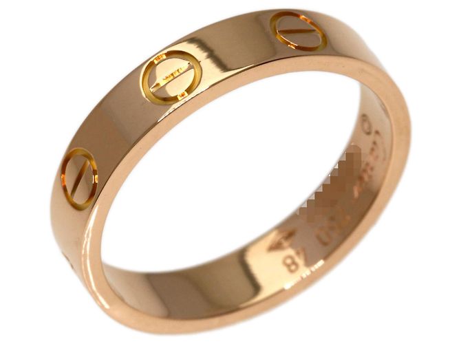 Anello Mini Love in oro rosa 18K Cartier - vista 2