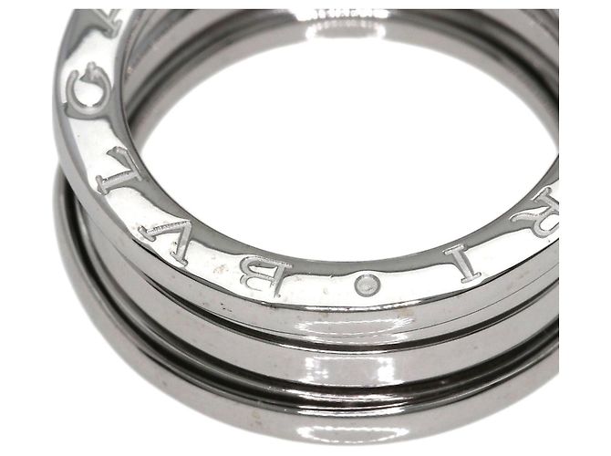 Bulgari Anello Bvlgari B-zero1 a 2 fasce in oro bianco 18K - vista 8