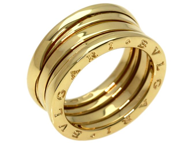 Bulgari Anello Bvlgari B-zero1 a 2 bande in oro giallo 18K - vista 2