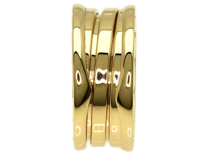 Bulgari Anello Bvlgari B-zero1 a 2 bande in oro giallo 18K - vista 3