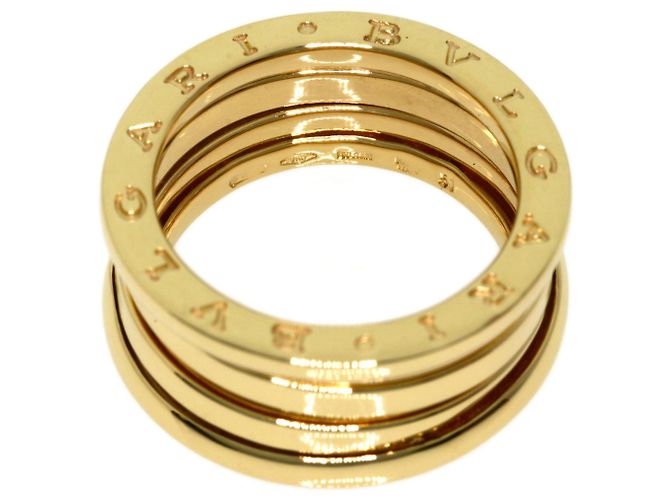 Bulgari Anello Bvlgari B-zero1 a 2 bande in oro giallo 18K - vista 4