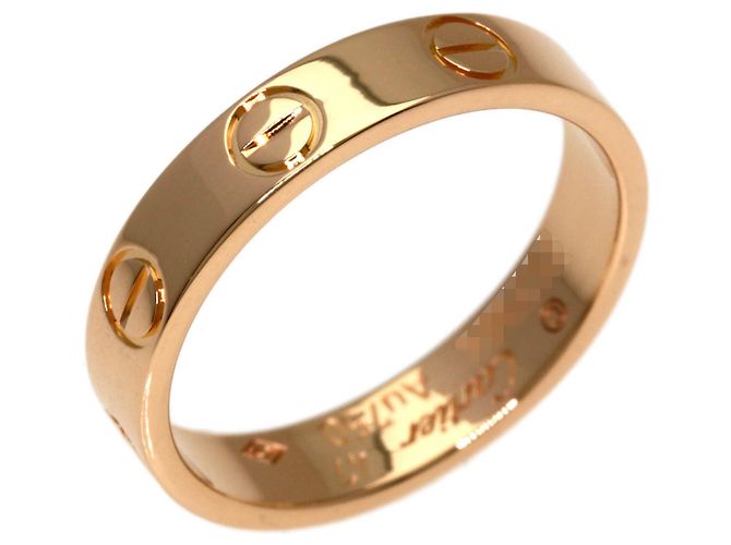 Anello Mini Love di Cartier in oro rosa 18K - vista 2