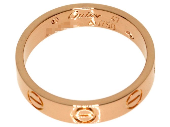 Anello Mini Love di Cartier in oro rosa 18K - vista 4
