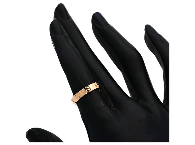 Anello Mini Love di Cartier in oro rosa 18K - vista 5
