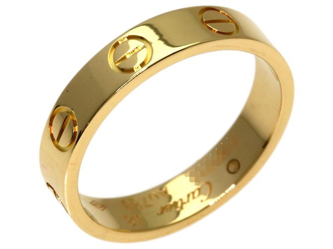 Anello Mini Love di Cartier in oro giallo 18K - vista 2