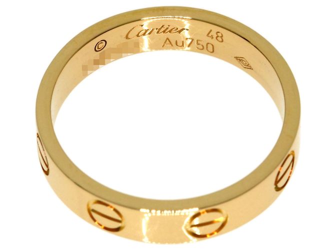 Anello Mini Love di Cartier in oro giallo 18K - vista 4