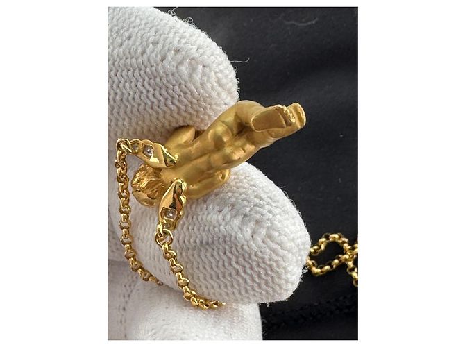 Autre Marque Collana Carrera y Carrera Motivo Angelo in Oro Giallo 18K e Diamante - vista 12