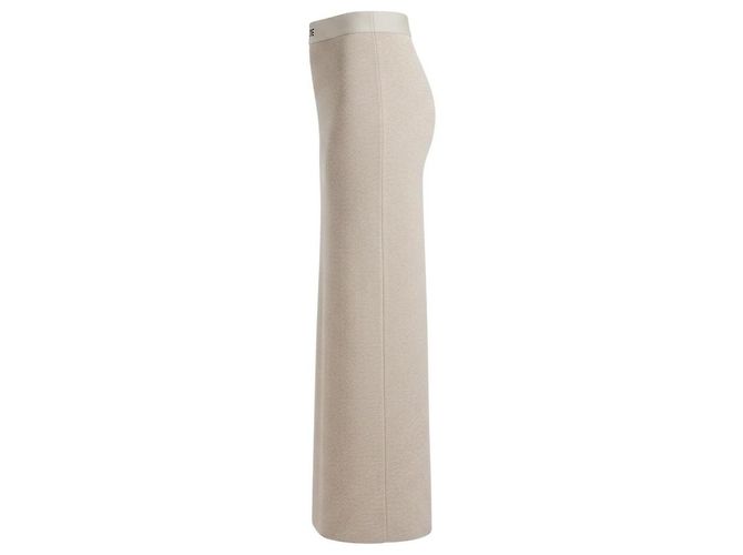 Gonna lunga in cotone Loewe Beige - vista 4