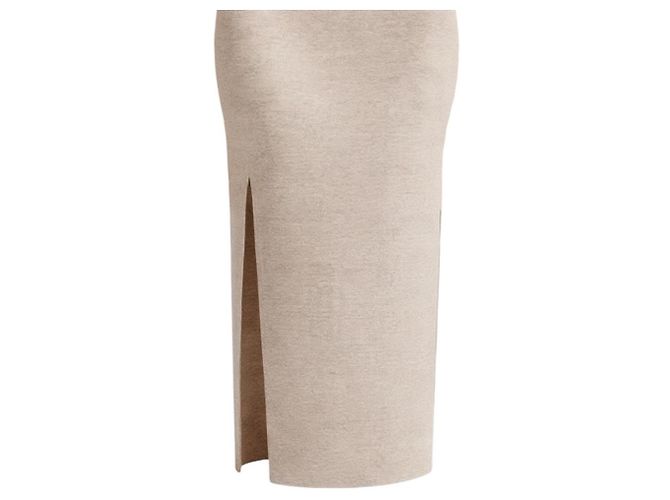 Gonna lunga in cotone Loewe Beige - vista 6