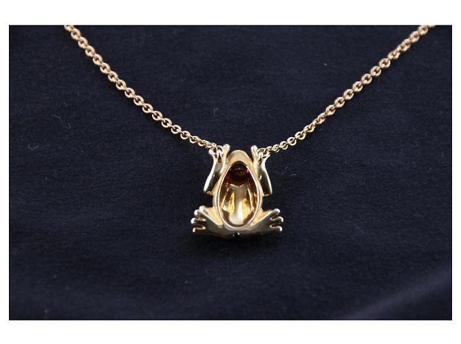Autre Marque Collana Carrera y Carrera Baile de las Ranas in Oro Giallo 18K e Rubini D'oro - vista 10