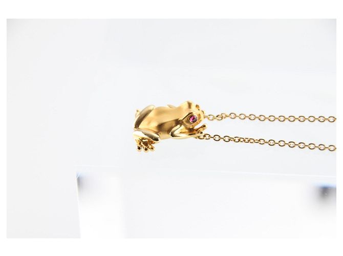 Autre Marque Collana Carrera y Carrera Baile de las Ranas in Oro Giallo 18K e Rubini D'oro - vista 7
