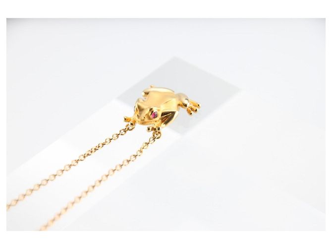 Autre Marque Collana Carrera y Carrera Baile de las Ranas in Oro Giallo 18K e Rubini D'oro - vista 8