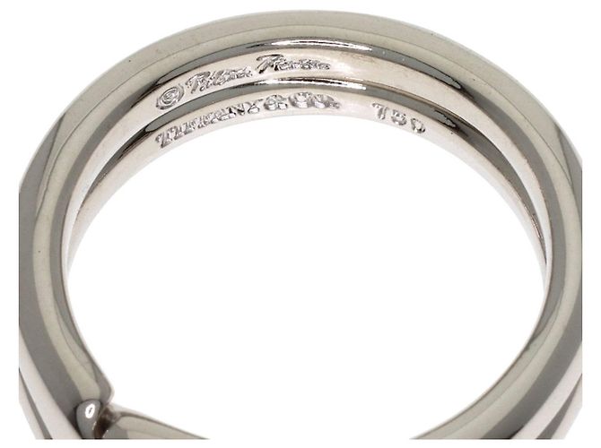 Tiffany & Co. 18K Weißgold Diamantring - Ansicht 5