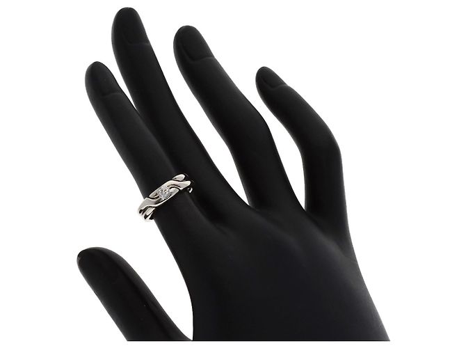 Tiffany & Co. 18K Weißgold Diamantring - Ansicht 6
