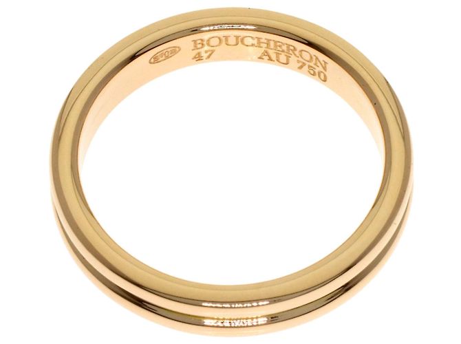 Anello Boucheron Godron #47 in oro rosa 18K - vista 4