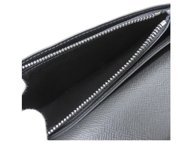 Portafoglio lungo pieghevole Louis Vuitton Monogram Eclipse Brazza Monogramma - vista 4