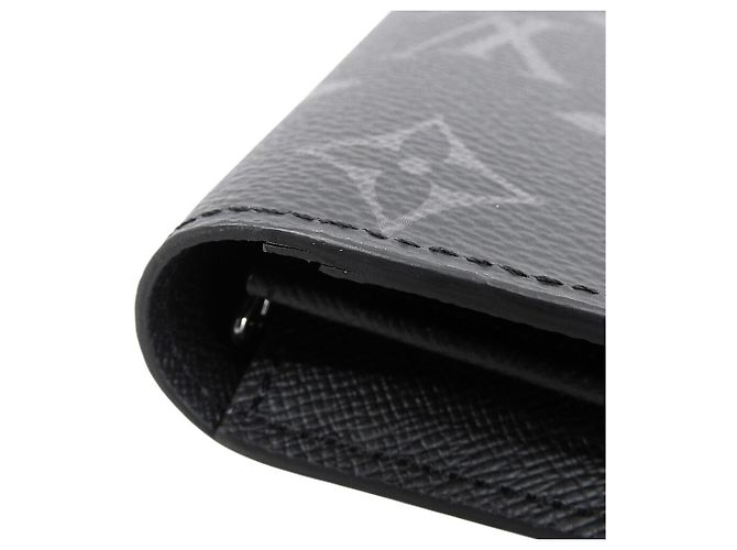 Portafoglio lungo pieghevole Louis Vuitton Monogram Eclipse Brazza Monogramma - vista 5