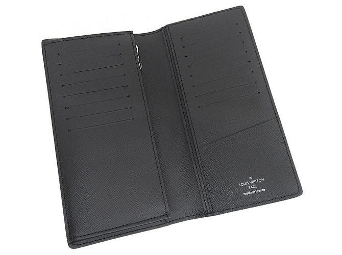 Portafoglio lungo pieghevole Louis Vuitton Monogram Eclipse Brazza Monogramma - vista 7