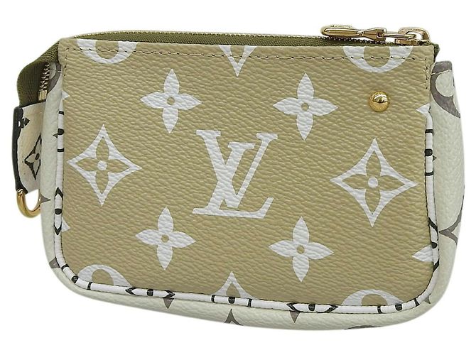 Louis Vuitton Monogram Giant Mini Pochette Accessoires Beige Cachi Monogramma - vista 2