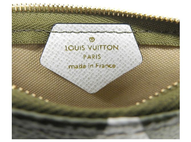 Louis Vuitton Monogram Giant Mini Pochette Accessoires Beige Cachi Monogramma - vista 6