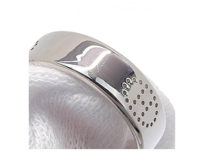 Ring Anillo Eclipse en oro blanco Hermès Dorado - vista 4