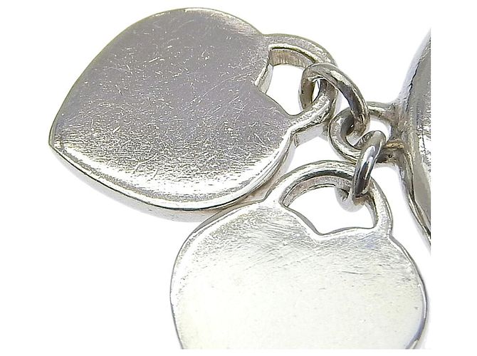 Tiffany & Co. Return to Double Heart Ring Silber Blau Hellblau - Ansicht 4