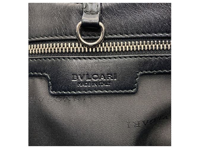 Bulgari Borsa Tote Weekend Bvlgari Nero - vista 6