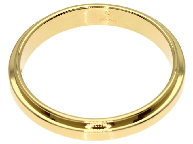 Anello dritto testurizzato Gucci in oro giallo 18K - vista 4