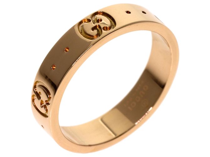 Anello Gucci Icon #9 in oro rosa 18K - vista 2