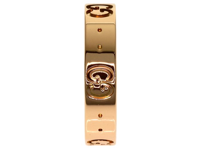 Anello Gucci Icon #9 in oro rosa 18K - vista 3