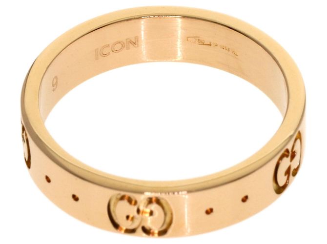 Anello Gucci Icon #9 in oro rosa 18K - vista 4