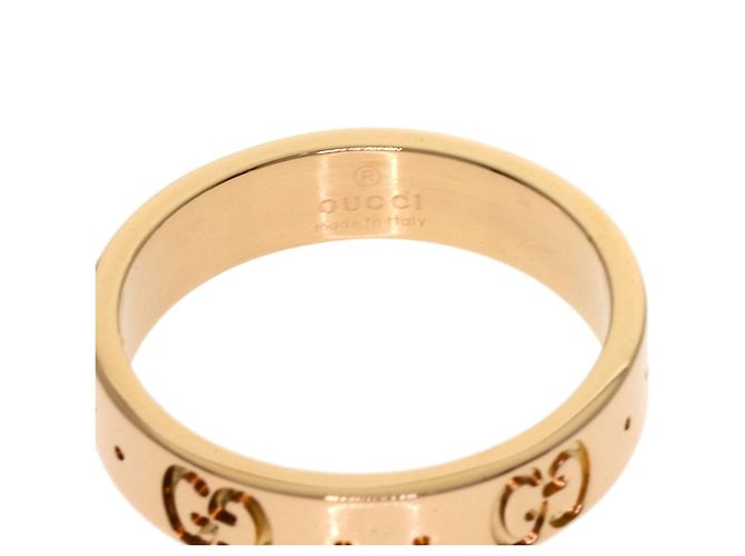 Anello Gucci Icon #9 in oro rosa 18K - vista 5