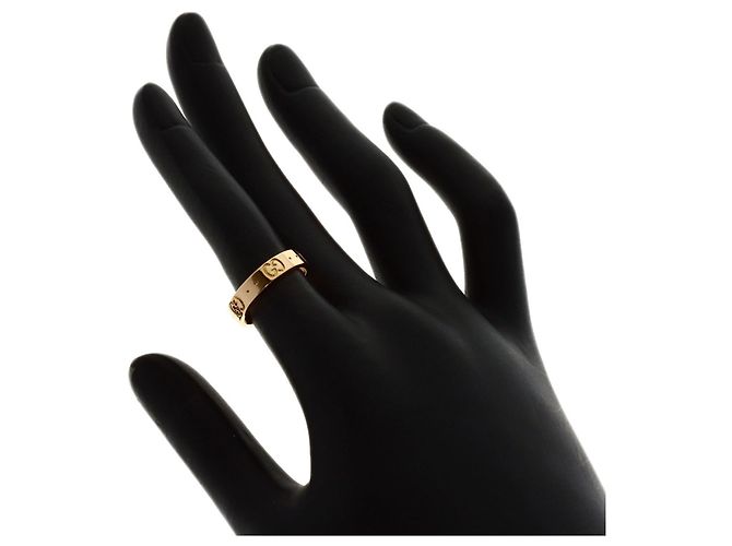 Anello Gucci Icon #9 in oro rosa 18K - vista 6