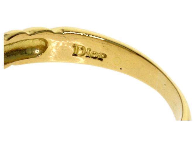 Anello Tulip in diamante Christian Dior in oro giallo 18K - vista 6