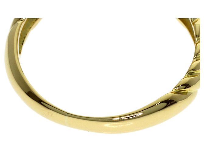 Anello Tulip in diamante Christian Dior in oro giallo 18K - vista 8