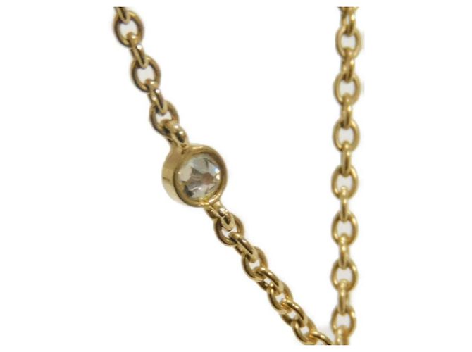 Collana Christian Dior Shiny-D D'oro Crudo - vista 10