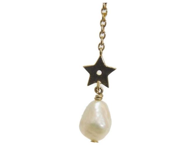 Collana Christian Dior Shiny-D D'oro Crudo - vista 8