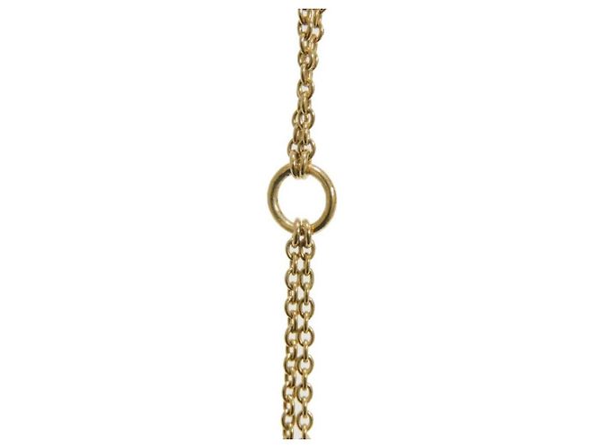 Collana Christian Dior Shiny-D D'oro Crudo - vista 9