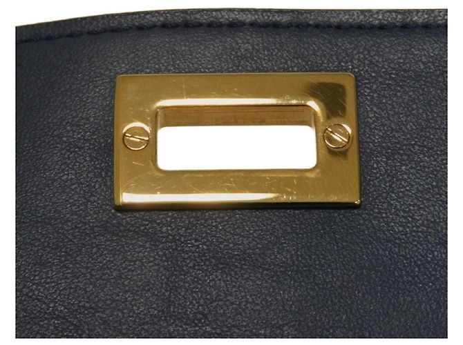 Fendi Bicolor Card Case Brown Navy blue - view 13