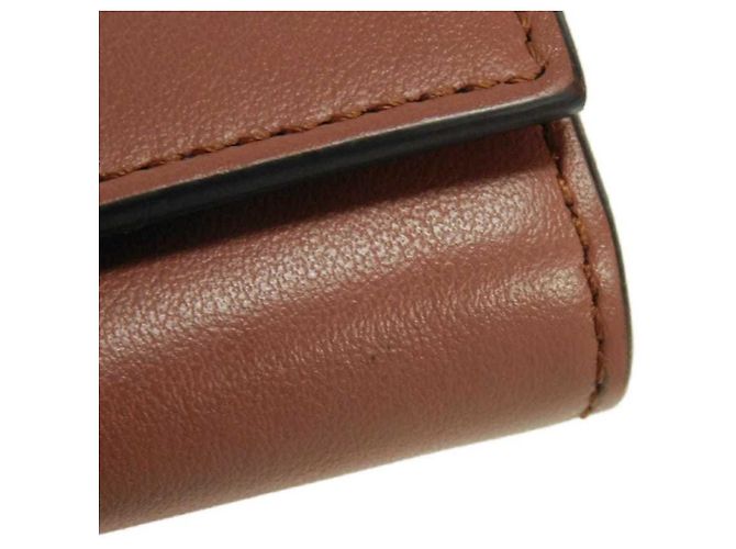 Fendi Bicolor Card Case Brown Navy blue - view 16