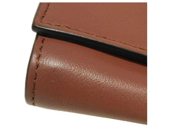 Fendi Bicolor Card Case Brown Navy blue - view 17