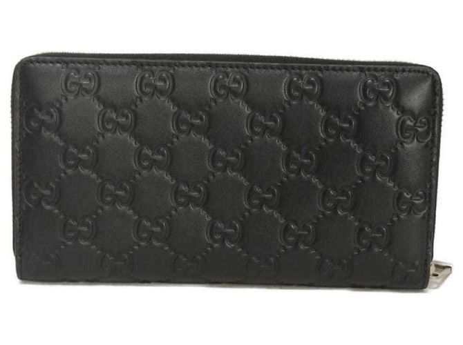Portafoglio lungo Gucci in nero - vista 3