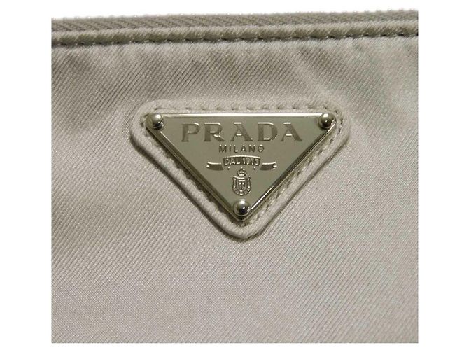 Antifaz de seda gris Prada Castaño - vista 10
