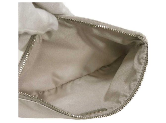 Antifaz de seda gris Prada Castaño - vista 13