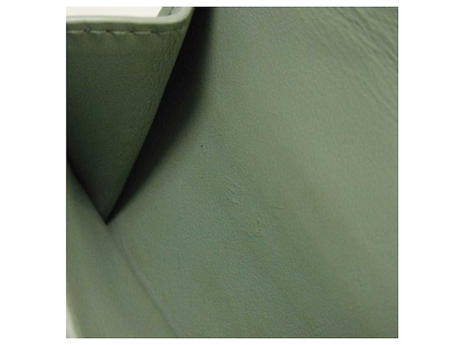 Carteira de três dobras Tiny New Sage Bicolor da Bottega Veneta Verde - vista 20
