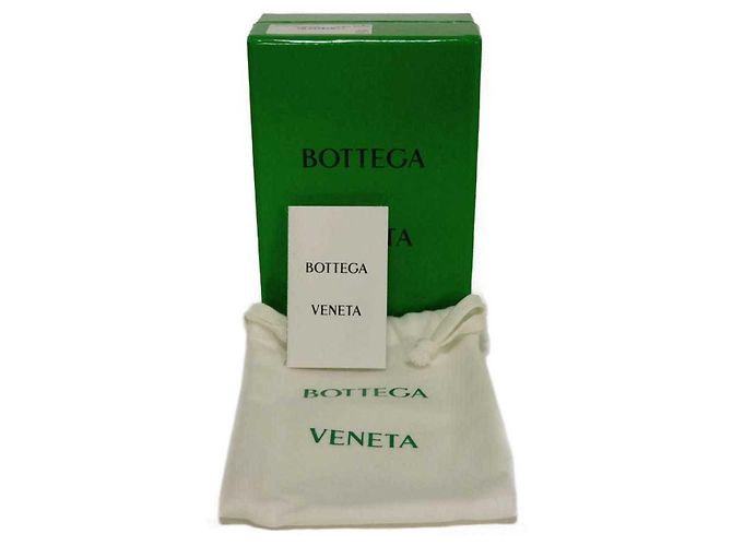 Carteira de três dobras Tiny New Sage Bicolor da Bottega Veneta Verde - vista 27